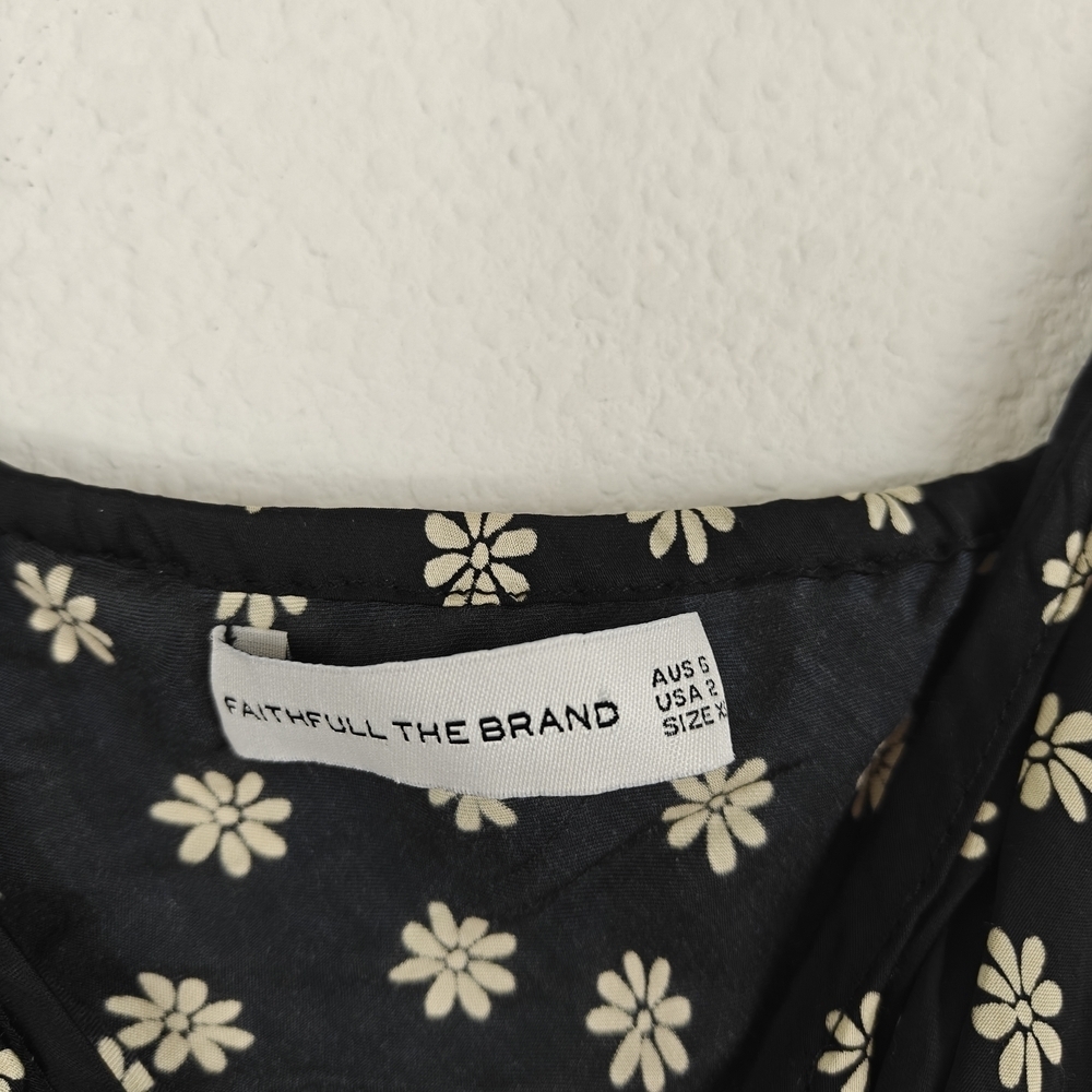 Faithfull The Brand Ancora Midi Skirt In Las Flores Floral Size 2 Women's - Picture 5 of 11